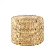 Bandug - Pouf en jacinthe d'eau tressée