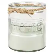 Bougie en verre, 780g