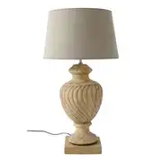 Colette - Lampe sculptée et abat-jour en tissu H 84 cm COLETTE