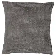 Coussin  en coton tourterelle 45 x 45 cm