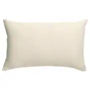 Coussin uni  en lin craie 40 x 65 cm
