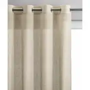Rideau voile  en lin naturel 140 x 280 cm