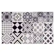 NOVA - Tapis en vinyle motifs carreaux de ciment 50x80