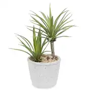 Yucca artificiel en pot H 24 cm