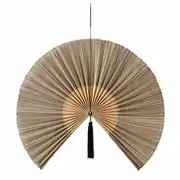 IKUYO - Déco murale éventail en bambou bicolore 138x112