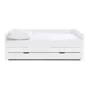 Happy Camper - Lit extensible 90x190 blanc