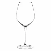 Verre à vin en verre transparent