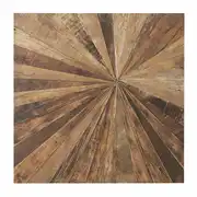 Déco murale en bois recyclé 100x100