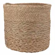 Panier tressé en fibre végétale