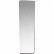 CLIFTON - Miroir rectangulaire en métal doré mat 39x129