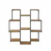 Etagère déstructurée en métal noir