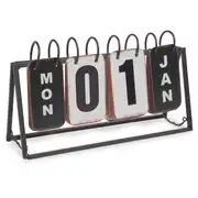 Graphik Tribu - Calendrier perpétuel en métal 16x27