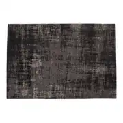 Feel - Tapis vintage tissé jacquard noir 155x230