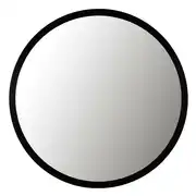 Stratford - Grand miroir rond en aluminium noir, D159 cm