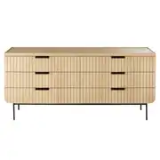 Boldin - Commode double 6 tiroirs L168