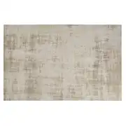 FEEL - Tapis vintage tissé jacquard écru et beige 155x230
