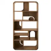 Sacramento - Etagère vintage en bois d'acacia massif L90