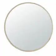 GUELIZ - Miroir rond en rotin D130