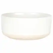 COLORADO - Coupelle en céramique blanche et beige