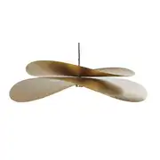 MIRAMARE - Suspension aérienne en feuilles de métal doré