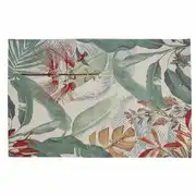 PRESSANA - Tapis tissé jacquard à motif tropical multicolore, 155x230