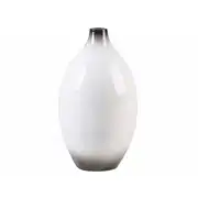 Vase décoratif en terre cuite blanc H36