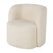Bobun - Fauteuil bouclettes écrues