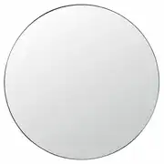RIAS - Miroir rond en acier noir, D121 cm