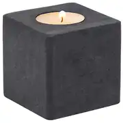 Photophore en marbre  anthracite