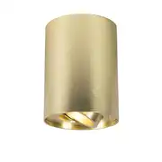 Spot plafond en aluminium doré