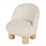 Esme - Fauteuil enfant à bouclettes écrues