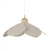 Olia - Suspension pétales de fleur beige