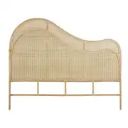 Tête de lit cannage en rotin pour couchage 140 ou 160 beige