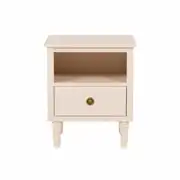 Milie - Table de chevet 1 tiroir beige rosé
