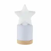 Lampe à poser étoile beige, bleue et blanche
