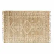 JASMINA - Tapis kilim tissé en jute et coton beige 160x230
