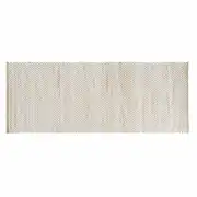 BARCELONE - Tapis de couloir en coton recyclé et jute tissés 80x200