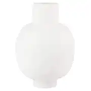 Vase en grès blanc H35