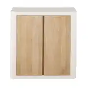 Sartene - Buffet 2 portes blanc crème L85