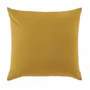 ROMMIE - Coussin jaune moutarde 45x45