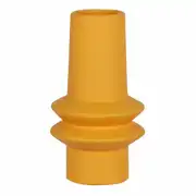 Vase en porcelaine jaune H17