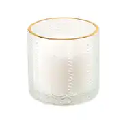 COLORAMA - Bougie parfumée en verre blanc 7x7