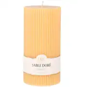 COLORAMA - Bougie striée parfumée jaune H18, 1000g
