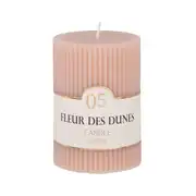 COLORAMA - Bougie striée parfumée rose H10, 340g