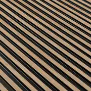 Panneau mural 12 cm x 270 cm DUVAL - Oak Gold - Black