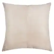 Coussin en suédine écrue 40x40