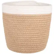 Panier en jute marron