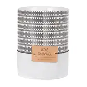 BAMBALA - Bougie parfumée en céramique noire et blanche, 450g
