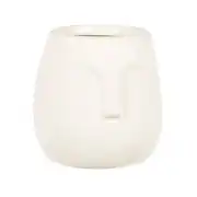 ALI - Bougie parfumée visage en céramique blanche 190g
