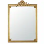 VICTOIRE - Miroir rectangulaire à moulures dorées 100x140